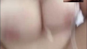 thai Fat girl playing with camera masturbation