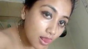 Bangladeshi Horny Girl Anamika SEXY Bathroom Selfe for BF