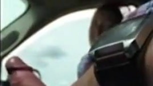 a man masturbates in his car and takes a hitchhiker