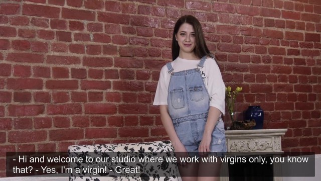 Virgin casting. 18 y.o real virgin Nataha Normalek from Russ