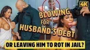 LAW4k. Big-breasted hottie fucked because of her BFs debt