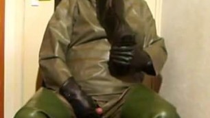 NBC rubber suit and wader wank.