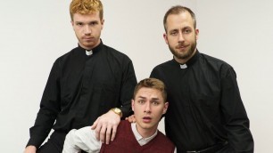 Young Twink Catholic Boy Fucked By Two Priests During Check