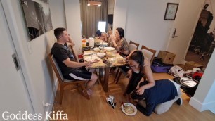 Mistress Kiffa - Cuckold REAL Life EP 6 - Cuck Serves Dinner to Alpha Couple and Vitoria and Serves