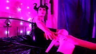 Eva Latex Mistress Goddess Maleficent Hot Fetish Vinyl Evil MILF Gonzo Kink High Heels Pvc Ass Solo