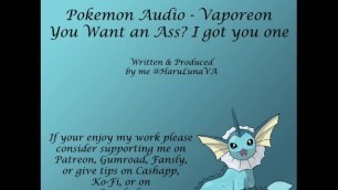 18+ Pokemon Audio by HaruLuna - you want an Ass? I got you one