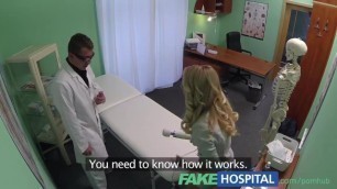 FakeHospital Sales Rep on Camera using Pussy to Sell Hungover Doctor