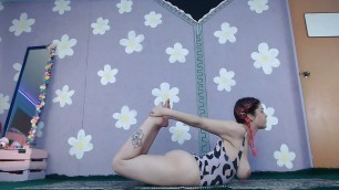 Yoga Workout Beginner Livestream Flashing Nip Slip Venezuelan